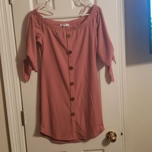 Off the shoulder dress